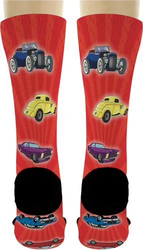 Vista 5 de ThisWear Regalos de autos clásicos calcetines para mujeres y hombres, calcetines novedosos para entusiastas de los automóviles