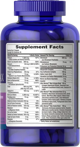 Vista 2 de Puritan's Pride Ultra Woman Max - Cápsulas multivitamínicas diarias, 90
