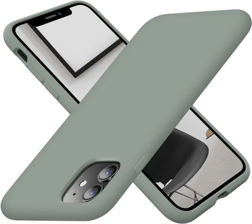 Vista 8 de Cordking Funda diseñada para iPhone 11, funda de silicona ultradelgada a prueba de golpes con [forro de microfibra suave antiarañazos], 6.1 Negro