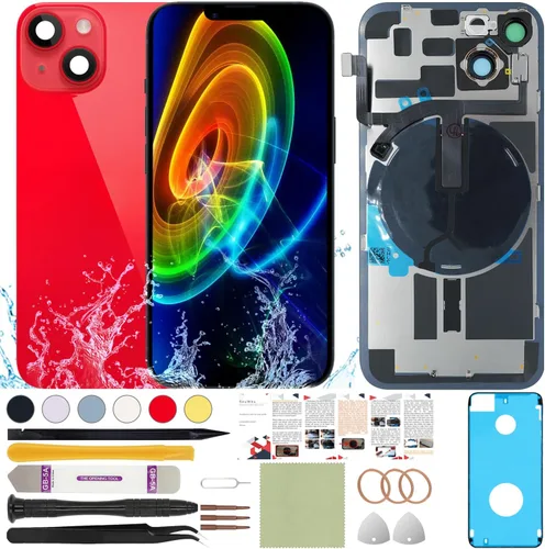 Vista 43 de Funda trasera de repuesto compatible con iPhone 8 de 4.7" + Herramientas profesionales (Gris espacial) Incluye herramientas profesionales, cinta