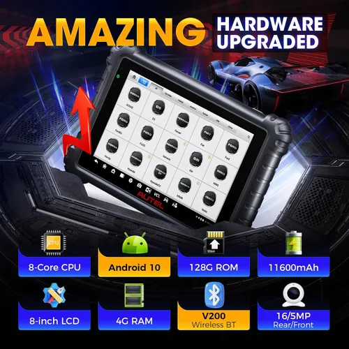 Vista 9 de Autel Escáner MaxiSys MS906 PRO, MS906Pro 2026 Igual que MS906 MAX con codificación ECU, V2.0 de MS906BT MP900BT, Lite de Elite II PRO, CAN FD DoIP