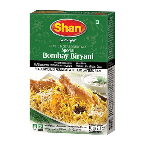 Vista 265 de Shan Chicken 65 - Mezcla de recetas y condimentos de 2.1 oz (60 g) - Polvo de especias para pollo frito picante agridulce - Adecuado