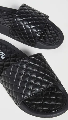 Vista 4 de APL Athletic Propulsion Labs Sandalias Lusso para hombre Negro