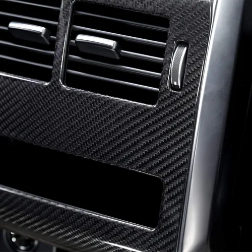 Vista 5 de Cubierta de fibra de carbono real para Landrover Range Rover Sport RR Sport 2014-2017