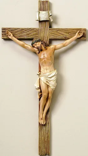 Vista 2 de Joseph's Studio 11359 crucifijo de Jesús en la cruz de 13,75 pulgadas de alto