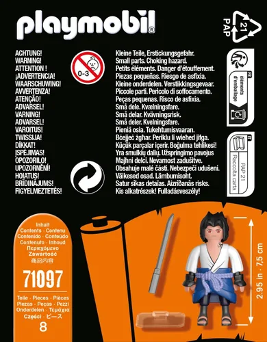 Vista 4 de Playmobil Naruto Sasuke