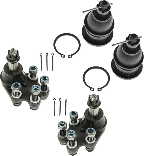 Vista 55 de TRQ Juego de juntas esféricas delanteras superior e inferior para lado del conductor y del pasajero Compatible con Acura TL 2009-2014 Acura TSX