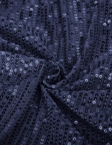 Vista 7 de GRACE KARIN Vestido de lentejuelas para mujer, con purpurina brillante, un hombro, vestido de fiesta, club, dobladillo cruzado, vestidos de cóctel