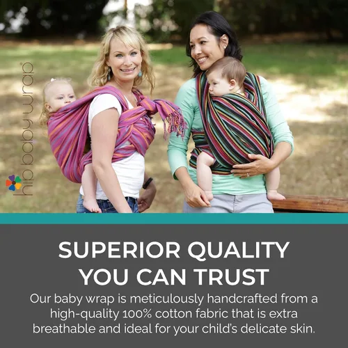 Vista 8 de tela Wrap Baby Carrier para bebés y niños, Autumn
