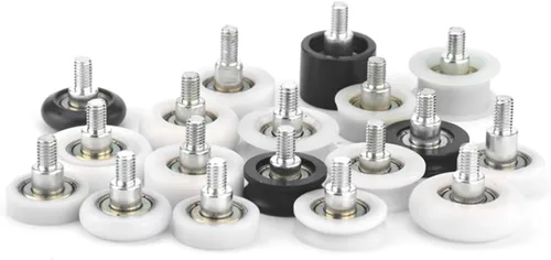 Vista 4 de SSIMOO Diameter 12mm, M3 Screw,PU Polyurethane Bearing with Stainless Steel Screw Rod,Rubber Coated Soft Pulley/Roller, Guide Wheel Kindly