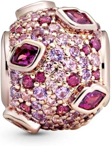 Vista 2 de PANDORA 788702C01 - Colgante de rosas con diseño de beso