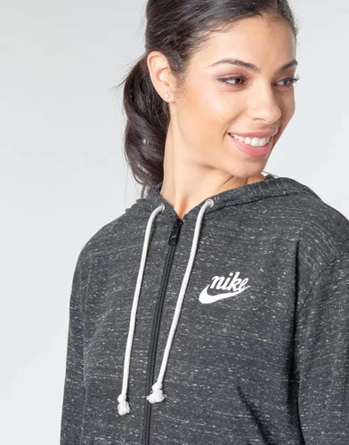 Vista 5 de Nike Sportswear - Sudadera con capucha y cremallera completa de estilo vintage para mujer