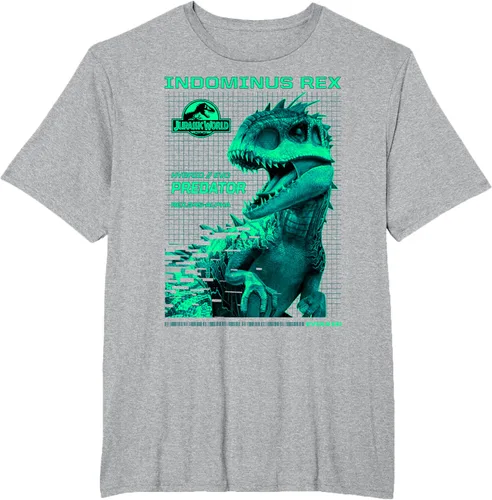 Vista 48 de Jurassic World Indominus Rex Hybrid Predator T-Shirt Small Negro