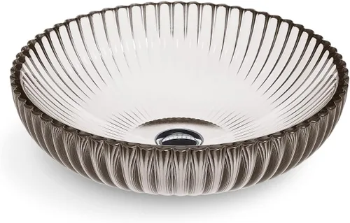 Vista 5 de Kohler 28824-TG2 K-28824-TG2 Artist Editions Salute Collection - Lavabo de vidrio para baño, 15 pulgadas, redondo, trans, rocío translúcido
