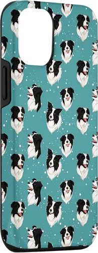Vista 3 de Funda para iPhone 15 Border Collie con diseño de amante de perros, dueño de perros Border Collie