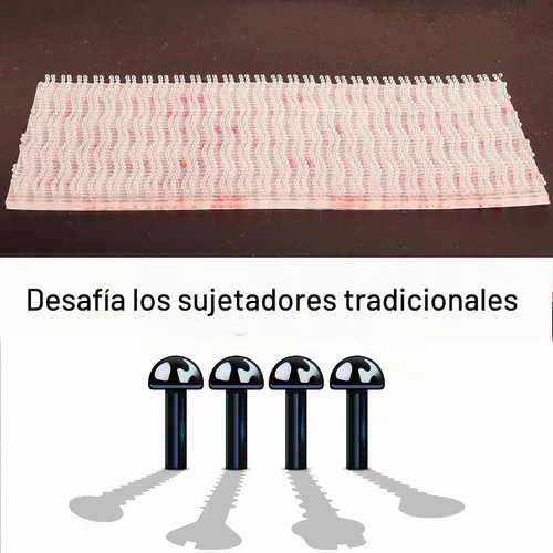 Vista 4 de Cierre de doble bloqueo de 1 x 2 pulgadas, 8 unidades, cinta entrelazable resellable resistente, soporte EZ Pass, bloqueo de gancho adhesivo, cinta