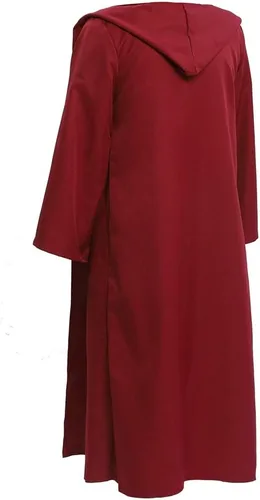 Vista 7 de EONPOW Wizard Tunic Hooded Robe Halloween Cloak Cosplay Costumes
