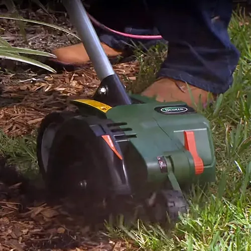 Vista 3 de Scotts Outdoor Power Tools ED70012S - Bordeadora de césped eléctrica con cable de 3 posiciones de 11 amperios, color verde