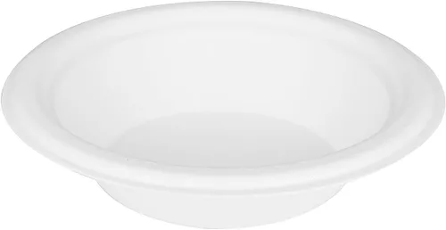 Vista 5 de KARAT EARTH KE-BBR12-1C PFAS - Cuenco redondo desechable compostable ecológico de 12 onzas, 1 compartimento, color blanco, caja de 1000