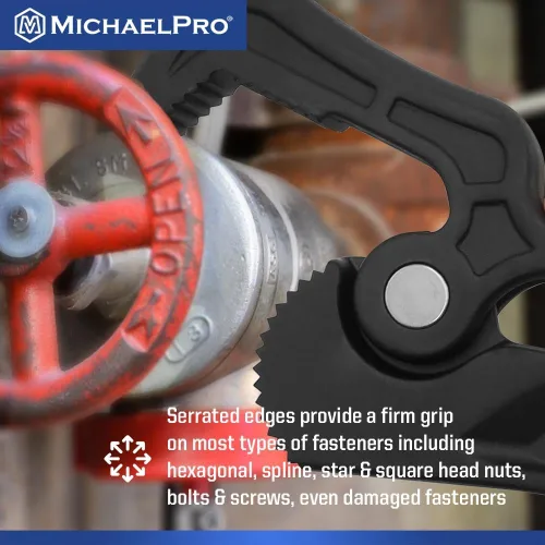 Vista 10 de [Usado] MichaelPro Llave de tubo autoajustable, llave de 14 pulgadas multifunción ajustable, diámetro de sujeción de hasta 1-7/8 pulgadas (48mm)