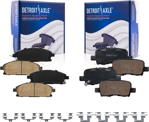 Vista 50 de Detroit Axle - Pastillas de Freno Delantero Izquierdo Reemplazo de Pinza de Disco para Ford Fusion Mazda 6 Lincoln MKZ Mercury Milan 2006-2012