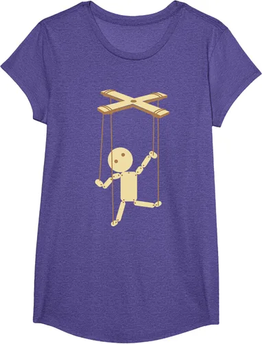 Vista 22 de Puppeteering - Camiseta de marionetas Ventrílocuo de tiriteros, Negro, S
