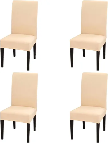 Vista 57 de Dimatic Paquete de 2 fundas elásticas de licra para sillas de comedor, extraíbles y lavables, fundas protectoras para sillas de comedor, cocina