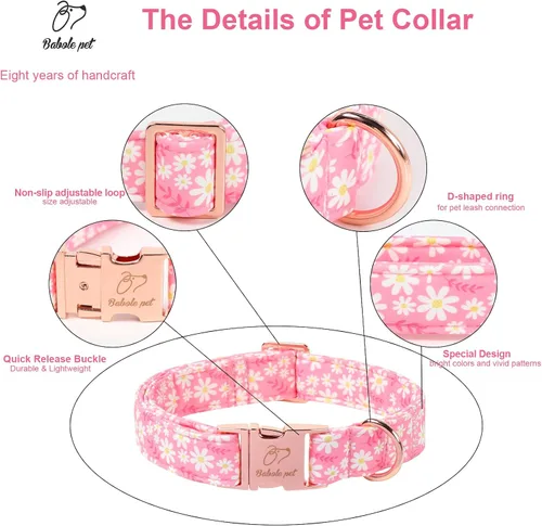 Vista 234 de Collar para perros del 4 de julio, collares patrióticos azules para cachorros y perros pequeños, ligero y ajustable 1776 collares para cachorros