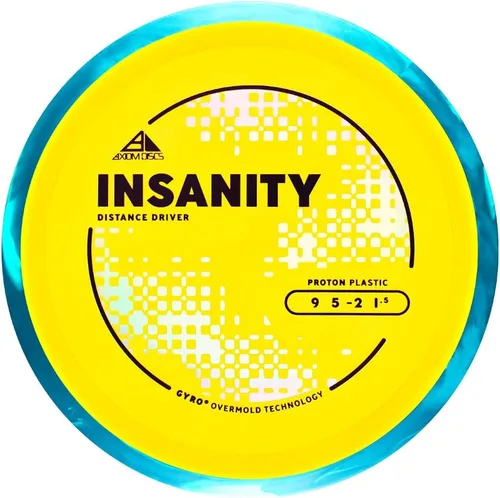 Vista 3 de Axiom Discs Proton Insanity Disco de golf Controlador de Distancia (155-160g / Los colores pueden variar)