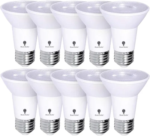 Vista 7 de Paquete de bombillas LED PAR20 para inundación de luz del anochecer al amanecer para exteriores, sensor de fotocélula, 8 W, equivalente a 65 W, 700