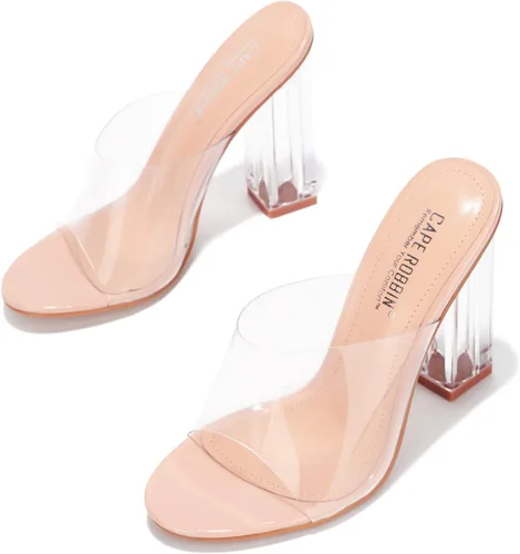Vista 2 de Cabo Robbin Shoes Fusion - Sandalias de tacón alto con punta abierta