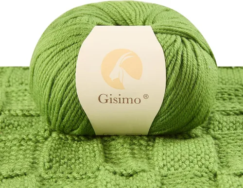 Vista 27 de 100% lana merino para tejer y ganchillo, hilo lujoso y suave de 6 cabos para tejer y crochet a mano, 1.76 oz/50 g, 127 yardas/116 metros
