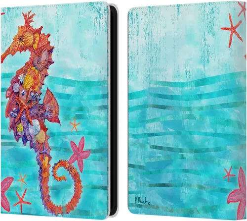 Vista 9 de Head Case Designs Funda de piel con licencia oficial de Paul Brent Agate Mermaid Coastal para Kindle Paperwhite 5 (2021)