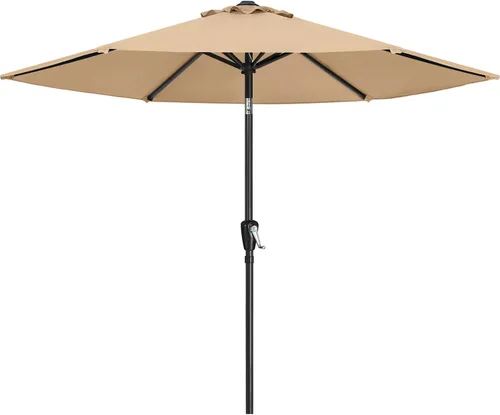 Vista 14 de ABCCANOPY 7.5FT Patio Umbrella Outdoor 6 RibsTable Umbrella(Brown)