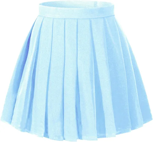 Vista 28 de Faldas plisadas a cuadros de cintura alta para mujeres y niñas, talla grande, uniforme escolar, mini disfraces de cosplay