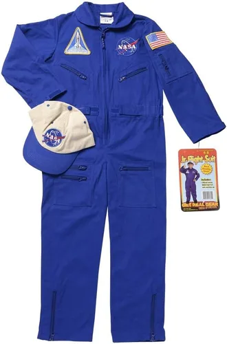 Vista 2 de Traje de vuelo Aeromax, disfráz unisex, Azul