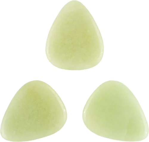 Vista 57 de Púa de Guitarra o Bajo de Piedra Amatista - Calibre Ultra Pesado de 3.0 mm - Forma 351 - Púa Exótica Artesanal de Gema Especial - 1 Paquete