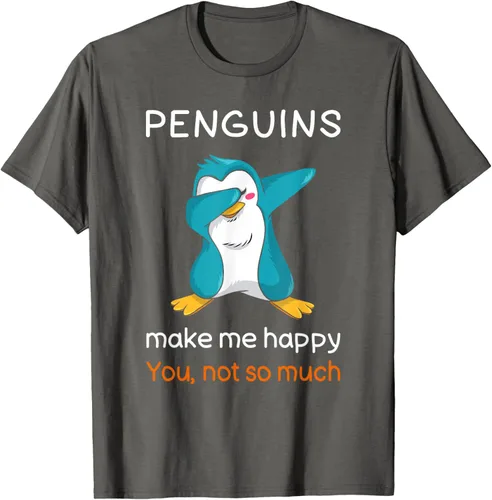 Vista 39 de Camiseta de pingüino con cita de pingüino sarcástico para amantes de los pingüinos, Negro