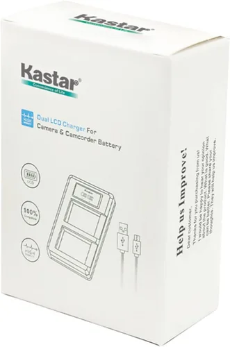 Vista 5 de Kastar Cargador de batería USB LKD2 compatible con cámara Pixii A1571, cámara Pixii A2572, cámara digital sin espejo lunar Hasselblad