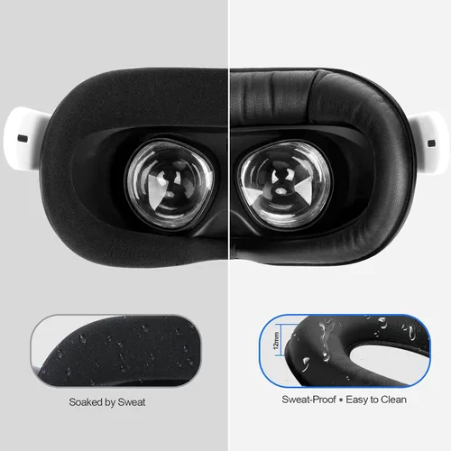 Vista 4 de SUPERUS Cable de interfaz facial y enlace (USB 3.0 a USB C de 10 pies a USB C) para Quest 2, accesorios de realidad virtual compatibles