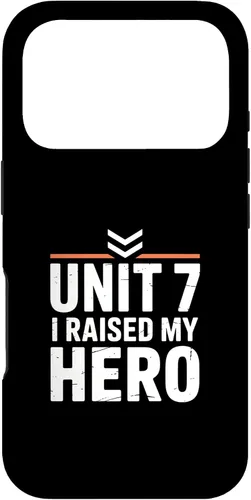 Vista 30 de Unit 7 I Raised My Hero Military Parent Pride Case for iPhone 17