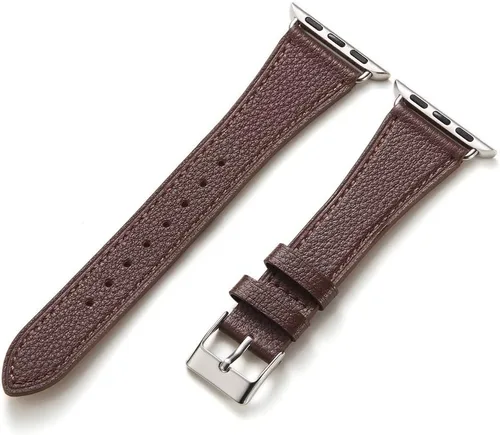 Vista 15 de HANDODO Italian Genuine Leather Band Women for Apple Watch Series 11 10 9 8 7 6 5 4 3 2 1 SE SE2 Ultra 2/3, SGS Certified Dressy Bracelet Cute Strap