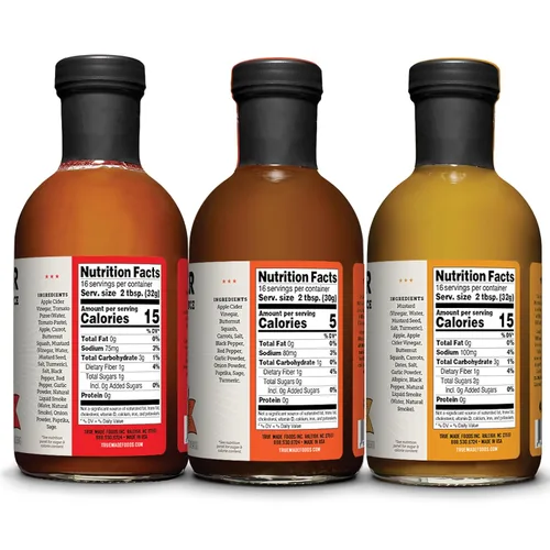 Vista 2 de True Made Foods Pitmaster Carolina - Salsa para barbacoa de Pitmaster Ed Mitchell, Carolina Gold, Carolina Gold, East Carolina, Salsas para barbacoa