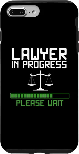 Vista 12 de Lawyer in Progress Scales of Justice Law School Student Case for iPhone 16