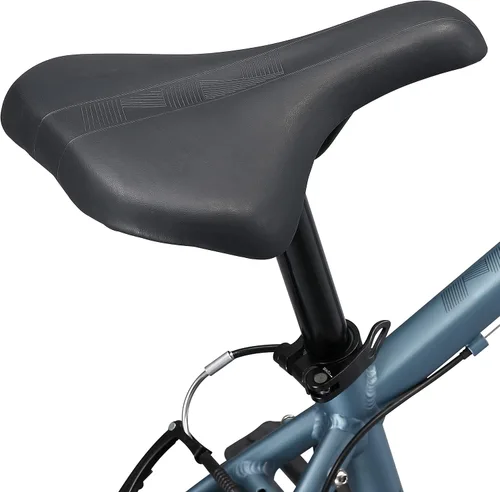 Vista 6 de Schwinn Network 1 Bicicleta híbrida, Bicicleta de 700c para hombres y mujeres, Bicicleta híbrida de 21 velocidades, marco de aluminio, horquilla