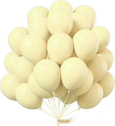 Vista 41 de PartyWoo - Globos de color albaricoque retro, 120 unidades de 5 pulgadas, de látex, para arco de globos, decoración de fiesta y de cumpleaños