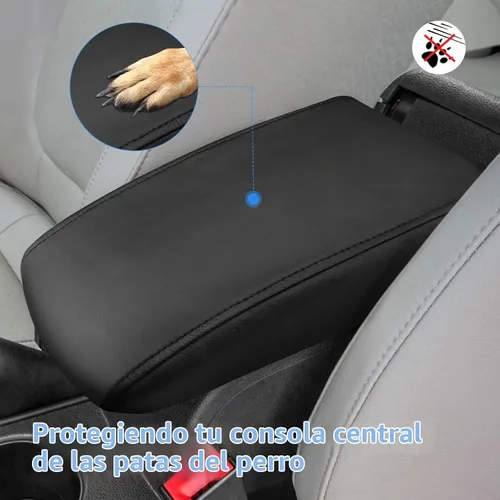Vista 5 de INTGET Funda de reposabrazos de consola central para accesorios de VW Volkswagen Jetta 2012 2013 2014 2015 2016 20172018 Cojín de apoyo para el Negro