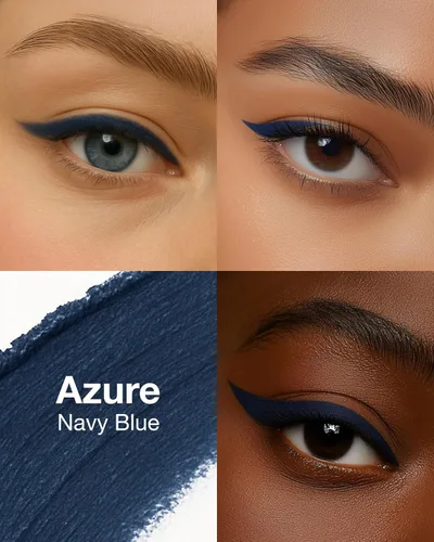 Vista 4 de Lápiz delineador de ojos, Azure, 2 onza, Celeste