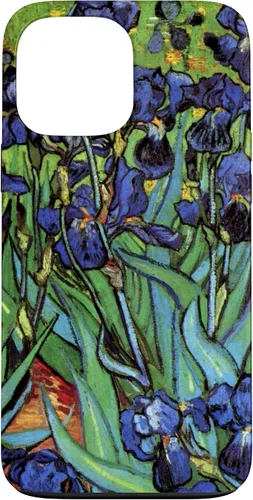 Vista 24 de Irises by Vincent Van Gogh, Flowers in a Garden - Carcasa para iPhone 17