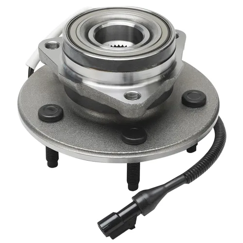 Vista 99 de Detroit Axle - Par de cojinetes de rueda delantera/trasera para Ford Edge 11-14, 09-19 Flex, 13-19 Police Interceptor Sedan, 14-18 Police Sedan